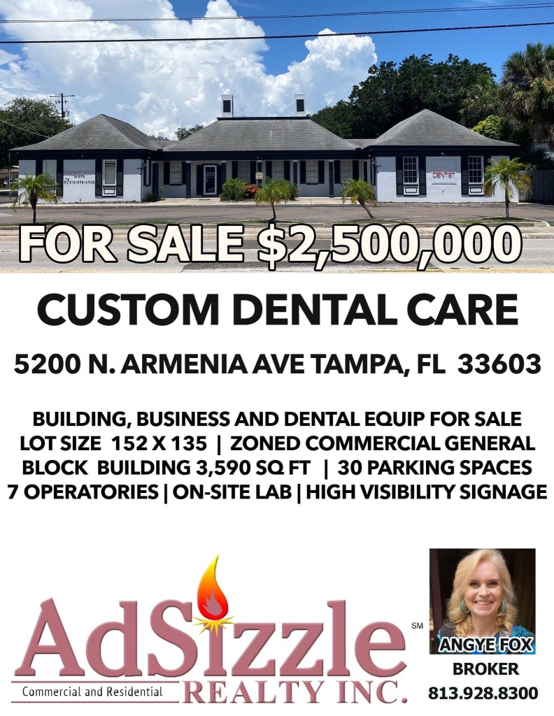 Tampa Dental Business for Sale Ad Sizzle Realty   